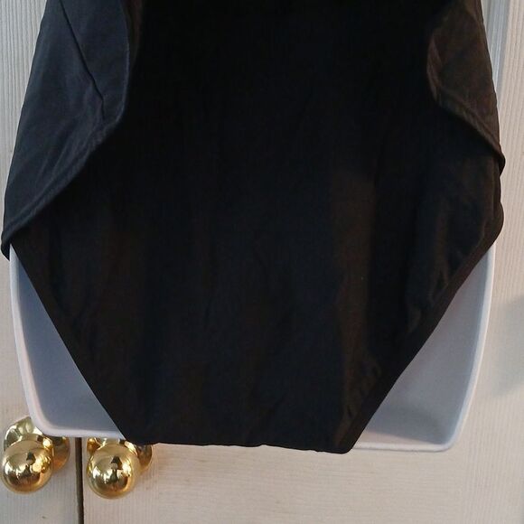 Black and turquoise skirted swim suit bathing suit Sz 12 NWOT - Picture 6 of 7